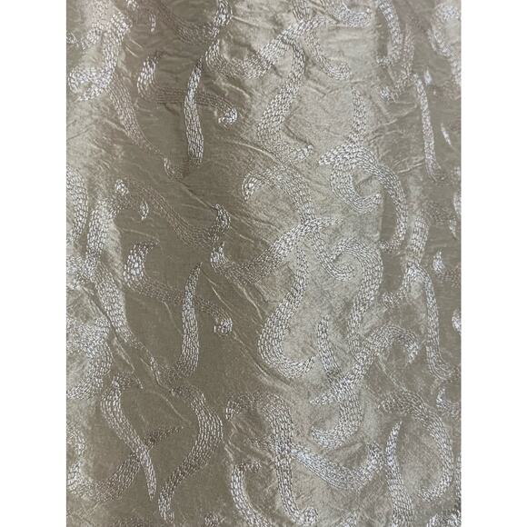 Talbots beige silk embroidered dress pants size 14 - Picture 5 of 9